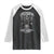 African American Motorcycle Raglan Shirt Skeleton Biker - Wonder Print Shop