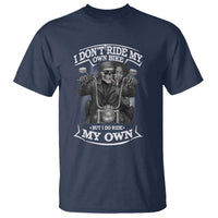 African American Motorcycle T Shirt Skeleton Biker - Wonder Print Shop