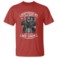 African American Motorcycle T Shirt Skeleton Biker - Wonder Print Shop