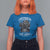 African American Motorcycle T Shirt For Women Skeleton Biker - Wonder Print Shop