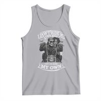 African American Motorcycle Tank Top Skeleton Biker - Wonder Print Shop