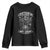 African American Motorcycle Youth Sweatshirt Skeleton Biker - Wonder Print Shop
