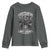 African American Motorcycle Youth Sweatshirt Skeleton Biker - Wonder Print Shop