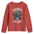 African American Motorcycle Youth Sweatshirt Skeleton Biker - Wonder Print Shop