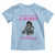 Funny Biker Woman Toddler T Shirt Never Underestimate A Women On A Motorcycle - Wonder Print Shop