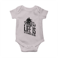 Funny Motorcycle Biker Baby Onesie Life Is Better When You Ride - Wonder Print Shop