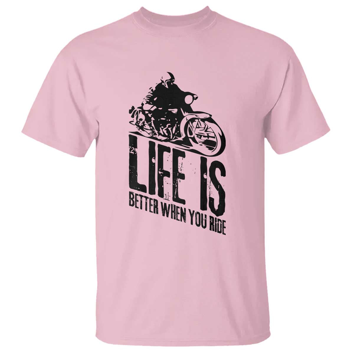 Funny Motorcycle Biker T Shirt Life Is Better When You Ride - Wonder Print Shop