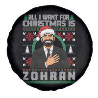 Zohran Mamdani Christmas Spare Tire Cover All I Want For Xmas Is New York City - Wonder Print Shop