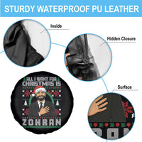 Zohran Mamdani Christmas Spare Tire Cover All I Want For Xmas Is New York City - Wonder Print Shop