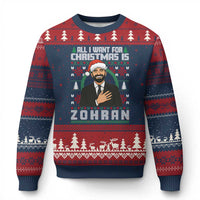 Zohran Mamdani Xmas Ugly Christmas Sweater All I Want For Xmas Is New York City - Wonder Print Shop