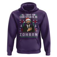 Zohran Mamdani Christmas Hoodie All I Want For Xmas Is New York City - Wonder Print Shop