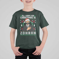 Zohran Mamdani Christmas T Shirt For Kid All I Want For Xmas Is New York City - Wonder Print Shop
