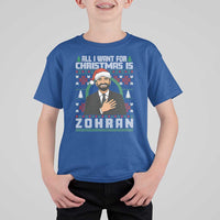 Zohran Mamdani Christmas T Shirt For Kid All I Want For Xmas Is New York City - Wonder Print Shop