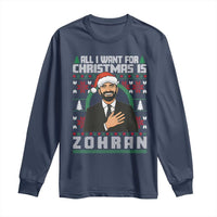 Zohran Mamdani Christmas Long Sleeve Shirt All I Want For Xmas Is New York City - Wonder Print Shop