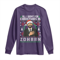 Zohran Mamdani Christmas Long Sleeve Shirt All I Want For Xmas Is New York City - Wonder Print Shop