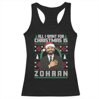 Zohran Mamdani Christmas Racerback Tank Top All I Want For Xmas Is New York City - undefined