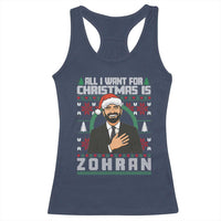 Zohran Mamdani Christmas Racerback Tank Top All I Want For Xmas Is New York City - undefined