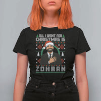 Zohran Mamdani Christmas T Shirt For Women All I Want For Xmas Is New York City - Wonder Print Shop