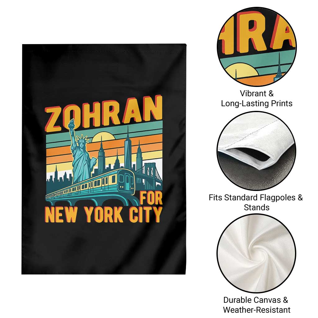 Zohran Mamdani NYC Mayor Garden Flag - Wonder Print Shop