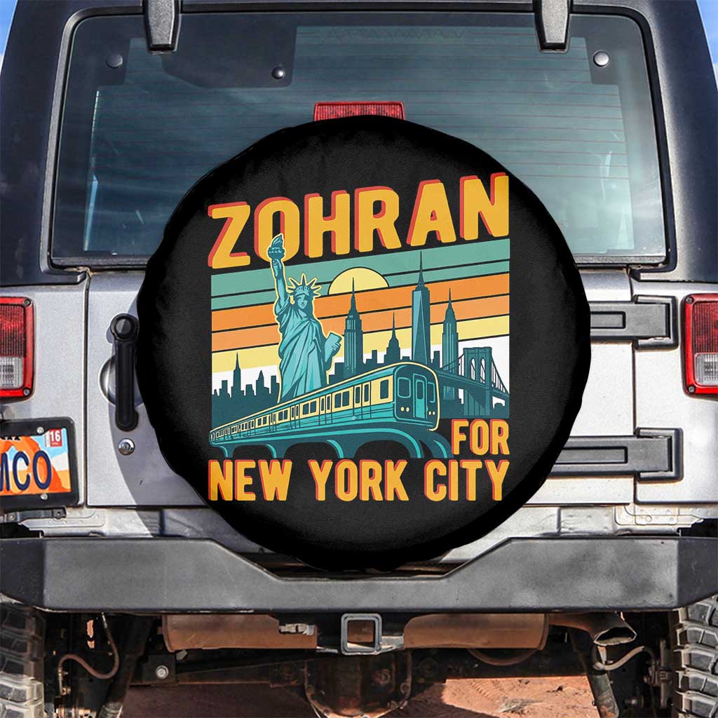 Zohran Mamdani NYC Mayor Spare Tire Cover - Wonder Print Shop