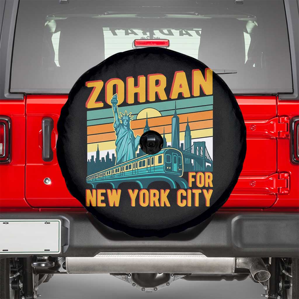 Zohran Mamdani NYC Mayor Spare Tire Cover - Wonder Print Shop