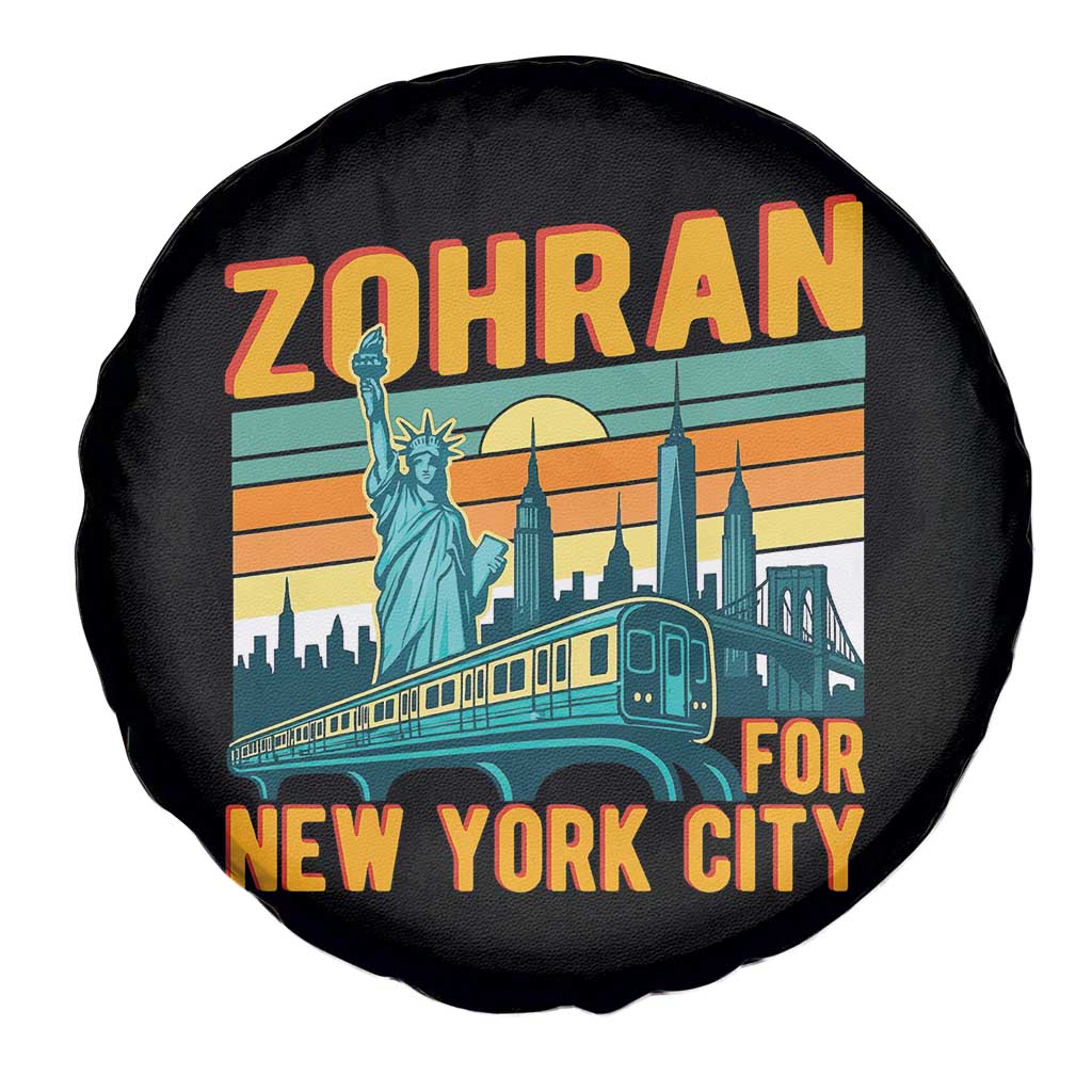 Zohran Mamdani NYC Mayor Spare Tire Cover - Wonder Print Shop