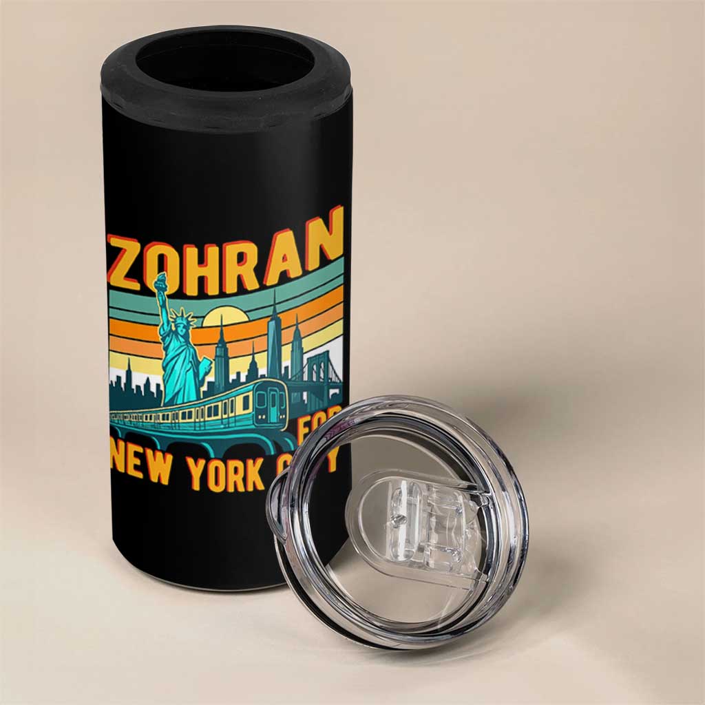 Zohran Mamdani NYC Mayor 4 in 1 Can Cooler Tumbler - Wonder Print Shop