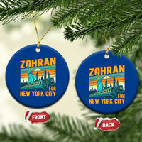 Zohran Mamdani NYC Mayor Ceramic Ornament - Wonder Print Shop