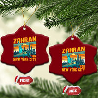 Zohran Mamdani NYC Mayor Ceramic Ornament - Wonder Print Shop