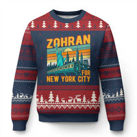 Zohran Mamdani NYC Mayor Ugly Christmas Sweater - Wonder Print Shop