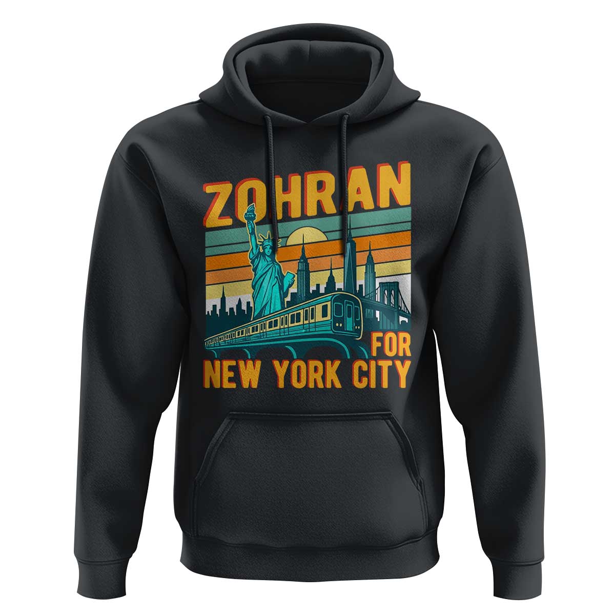 Zohran Mamdani NYC Mayor Hoodie - Wonder Print Shop