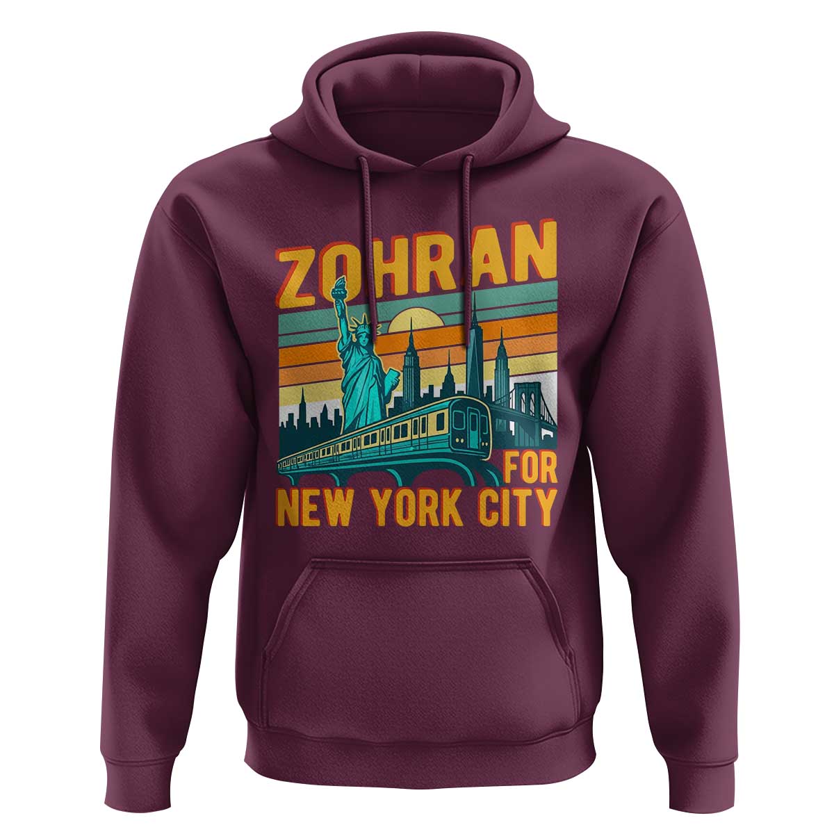 Zohran Mamdani NYC Mayor Hoodie - Wonder Print Shop