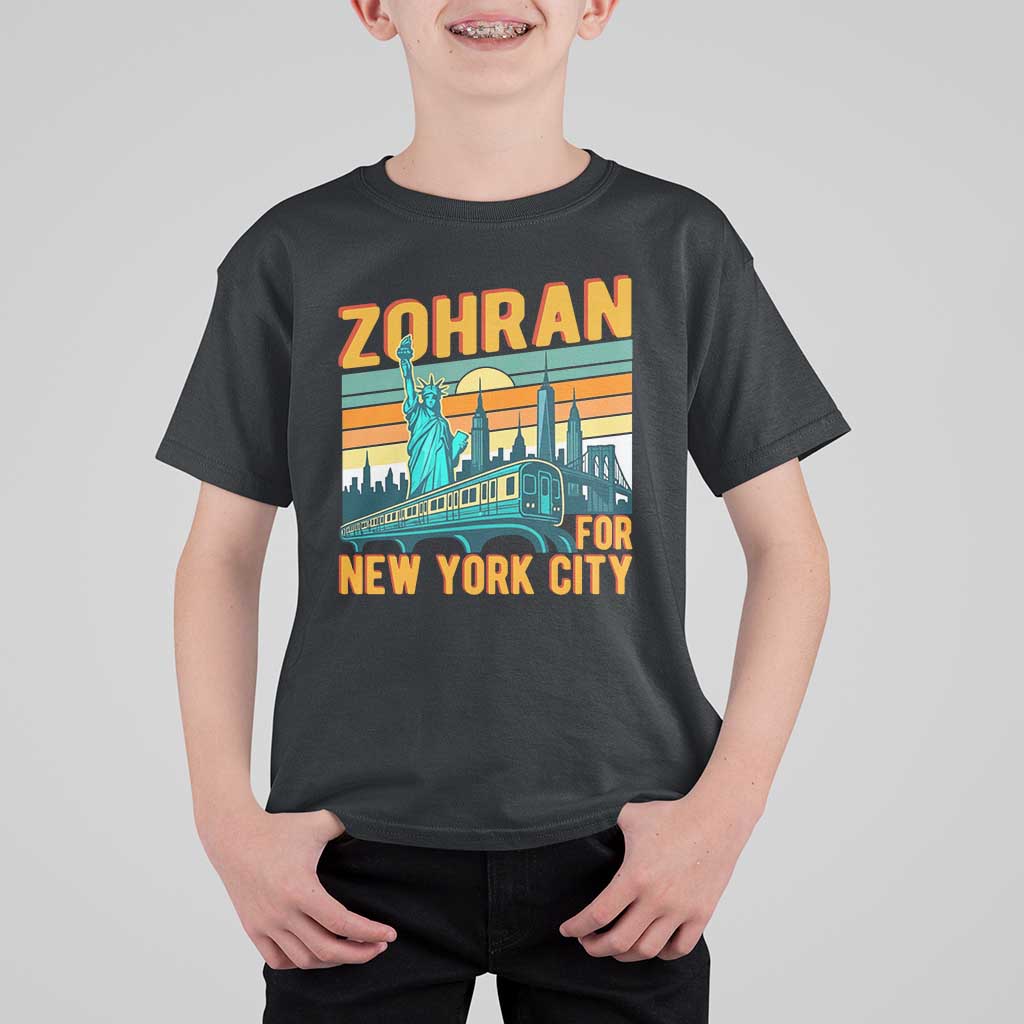 Zohran Mamdani NYC Mayor T Shirt For Kid - Wonder Print Shop