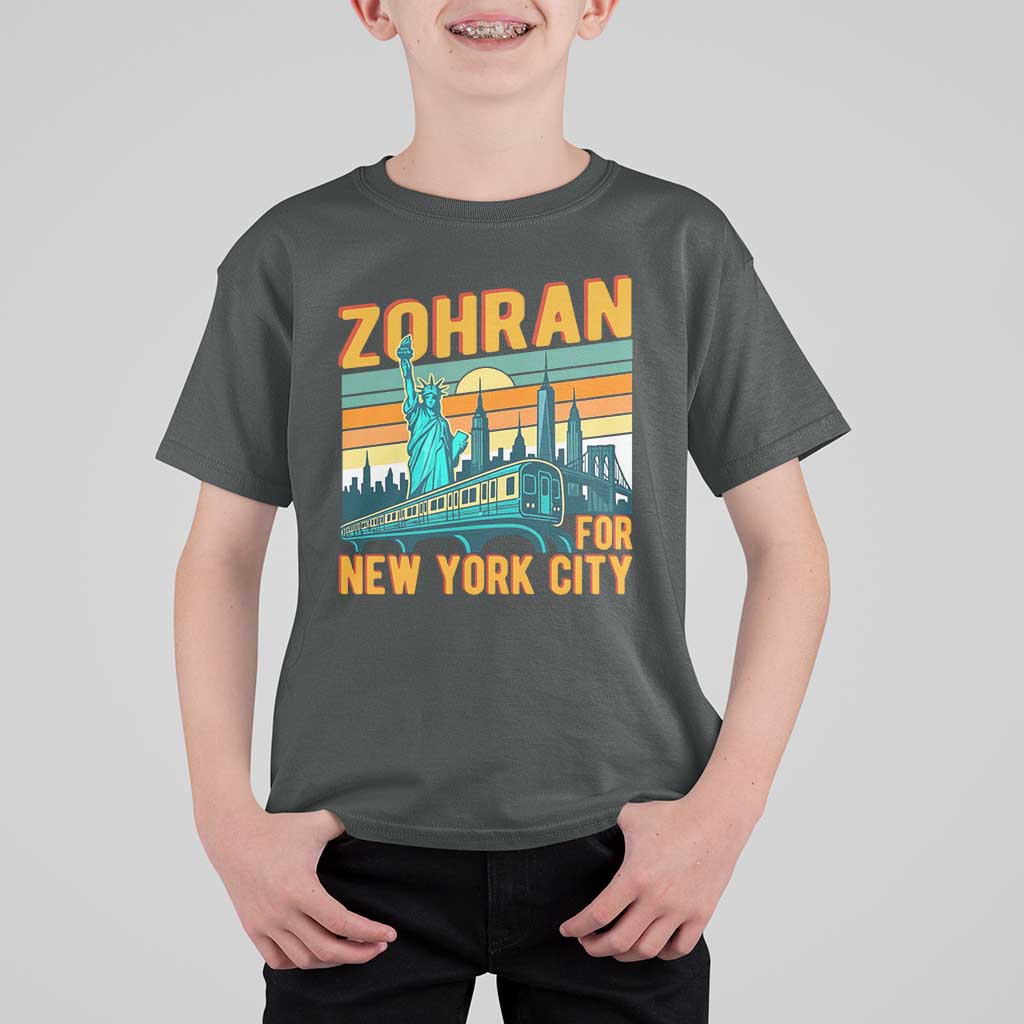 Zohran Mamdani NYC Mayor T Shirt For Kid - Wonder Print Shop