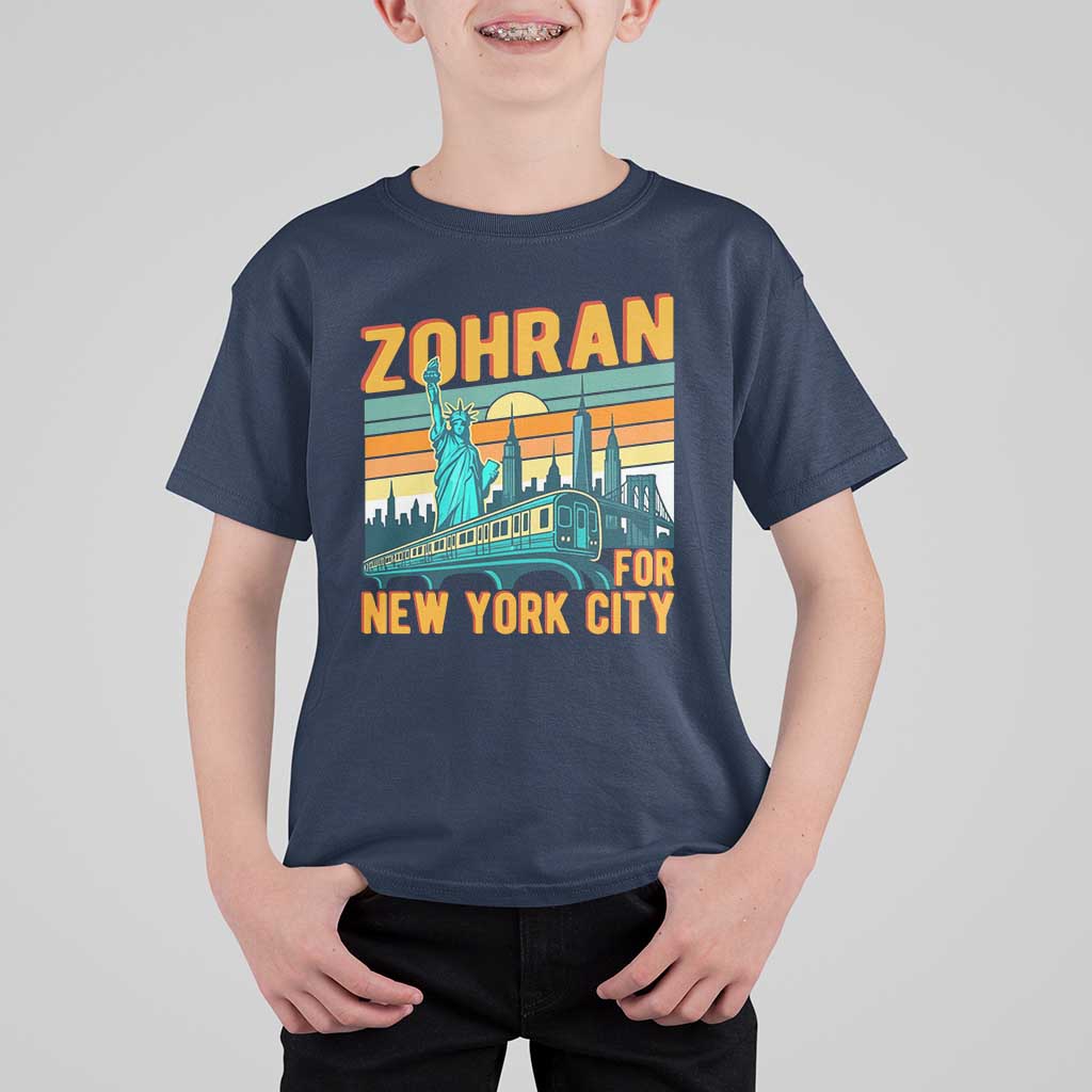 Zohran Mamdani NYC Mayor T Shirt For Kid - Wonder Print Shop