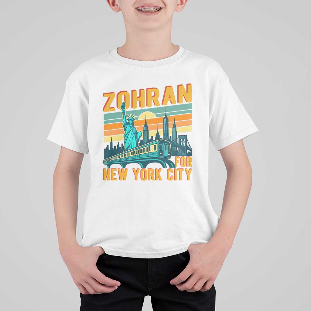 Zohran Mamdani NYC Mayor T Shirt For Kid - Wonder Print Shop