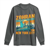 Zohran Mamdani NYC Mayor Long Sleeve Shirt - Wonder Print Shop