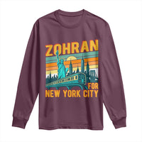 Zohran Mamdani NYC Mayor Long Sleeve Shirt - Wonder Print Shop