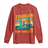 Zohran Mamdani NYC Mayor Long Sleeve Shirt - Wonder Print Shop