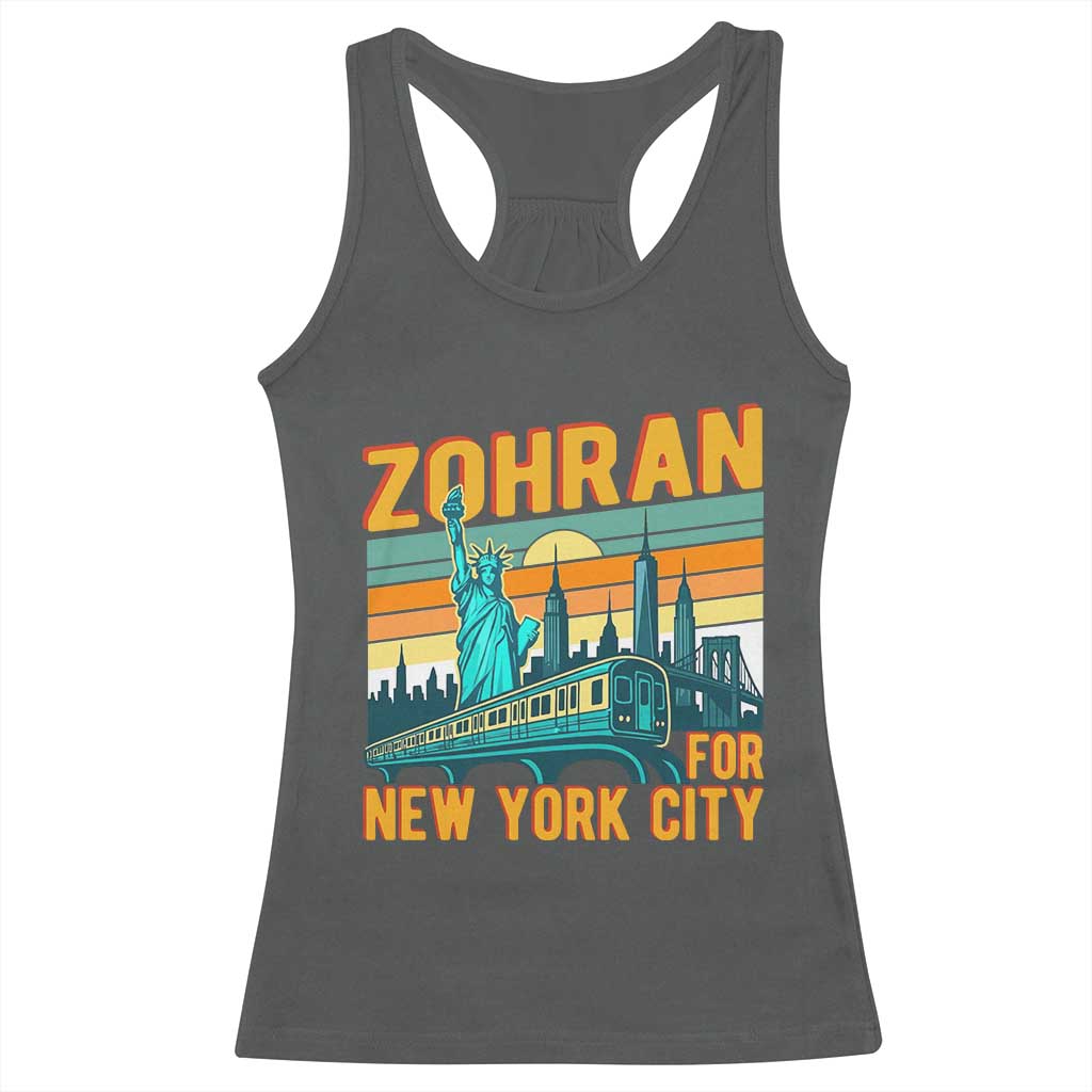 Zohran Mamdani NYC Mayor Racerback Tank Top - Wonder Print Shop