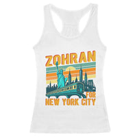 Zohran Mamdani NYC Mayor Racerback Tank Top - Wonder Print Shop