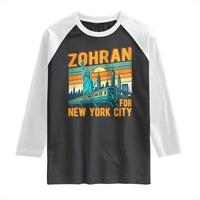 Zohran Mamdani NYC Mayor Raglan Shirt - Wonder Print Shop