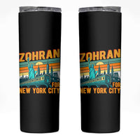 Zohran Mamdani NYC Mayor Skinny Tumbler - Wonder Print Shop