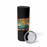 Zohran Mamdani NYC Mayor Skinny Tumbler - Wonder Print Shop