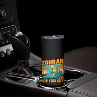 Zohran Mamdani NYC Mayor Skinny Tumbler - Wonder Print Shop