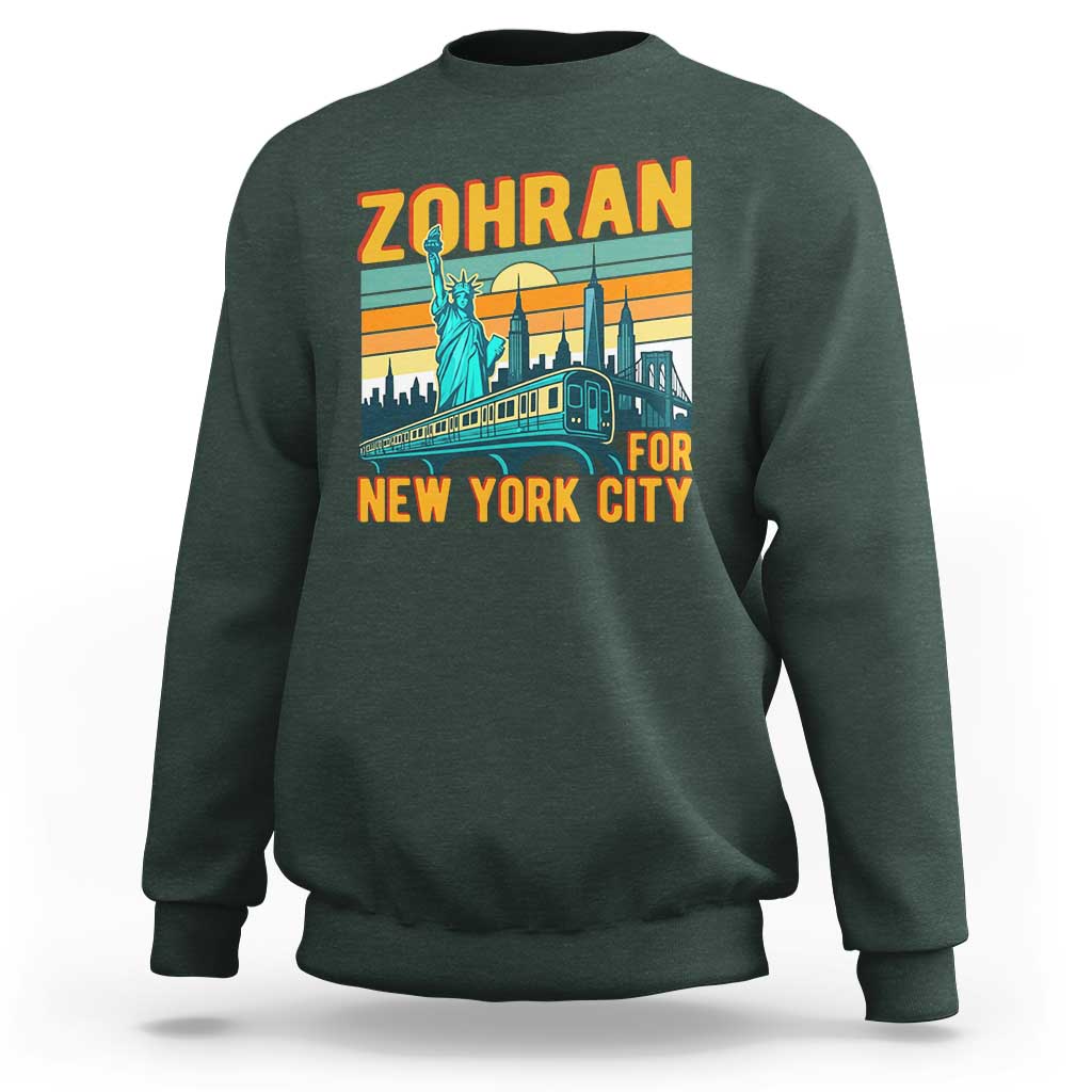 Zohran Mamdani NYC Mayor Sweatshirt - Wonder Print Shop