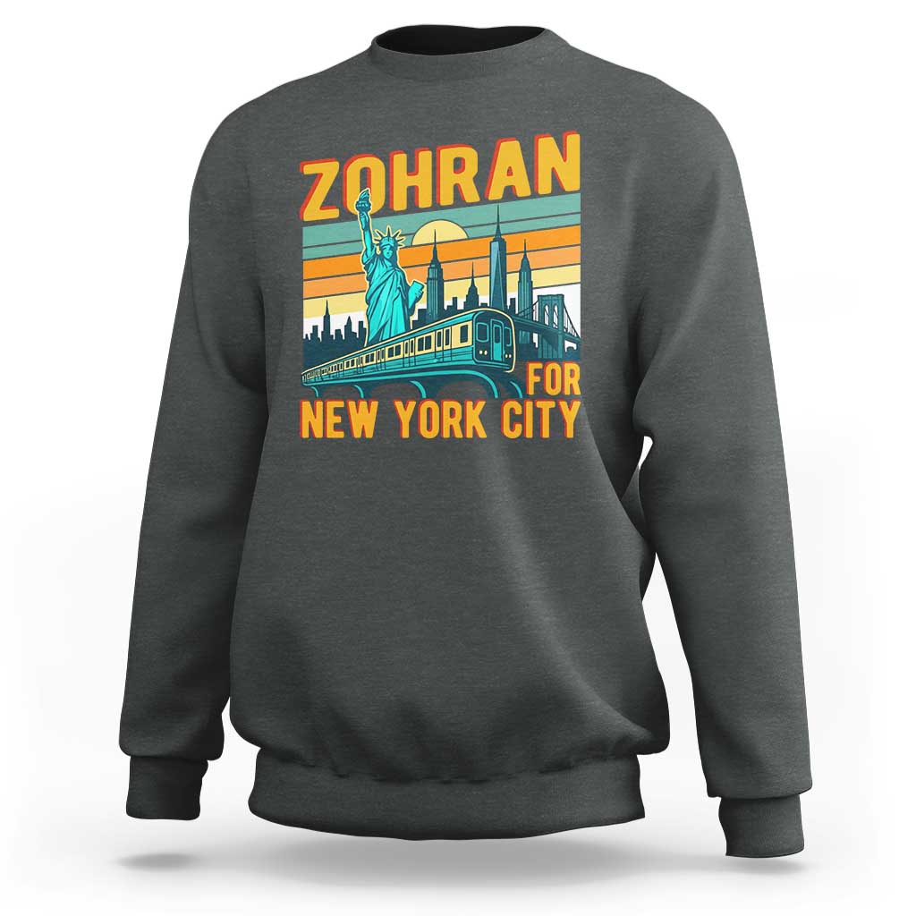 Zohran Mamdani NYC Mayor Sweatshirt - Wonder Print Shop