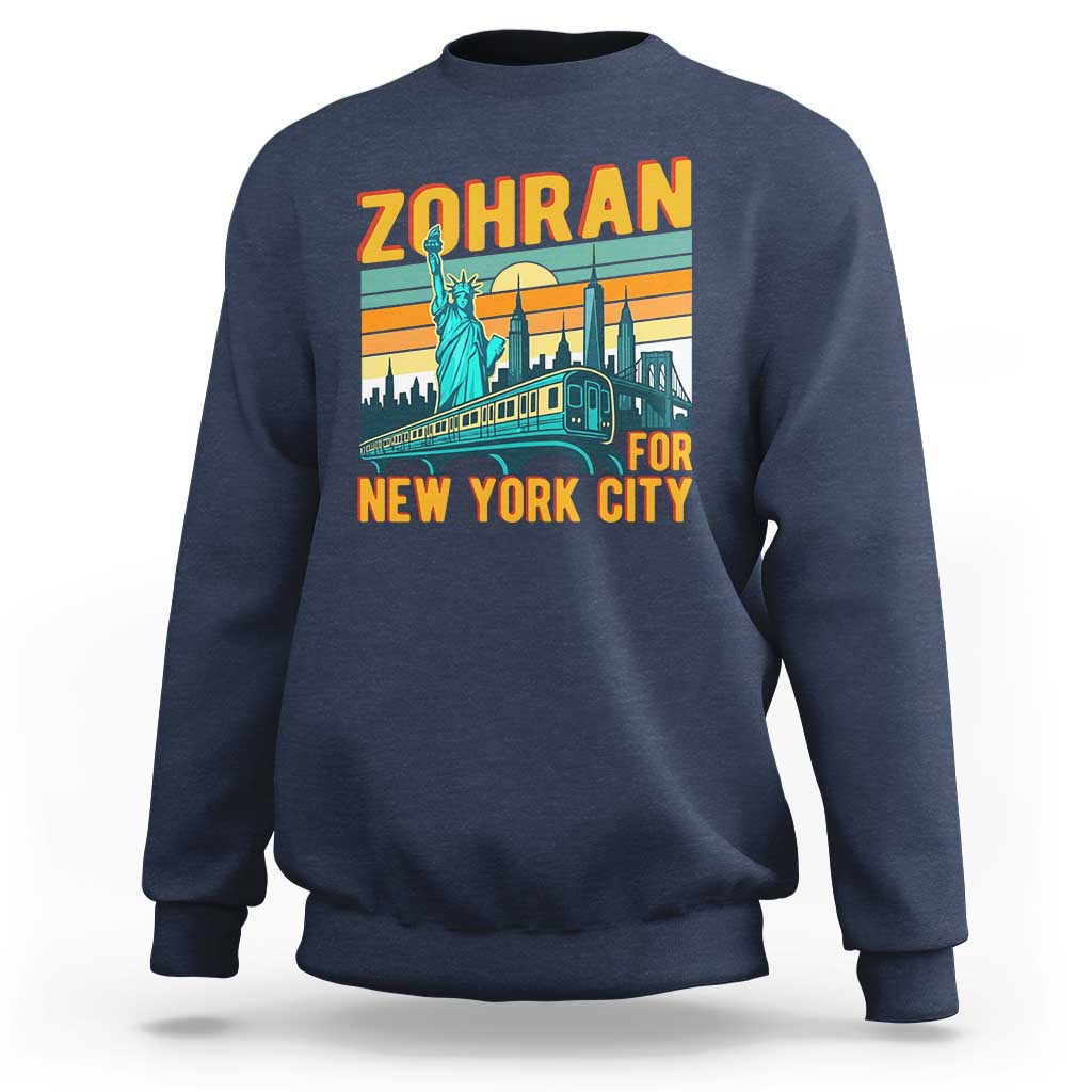 Zohran Mamdani NYC Mayor Sweatshirt - Wonder Print Shop