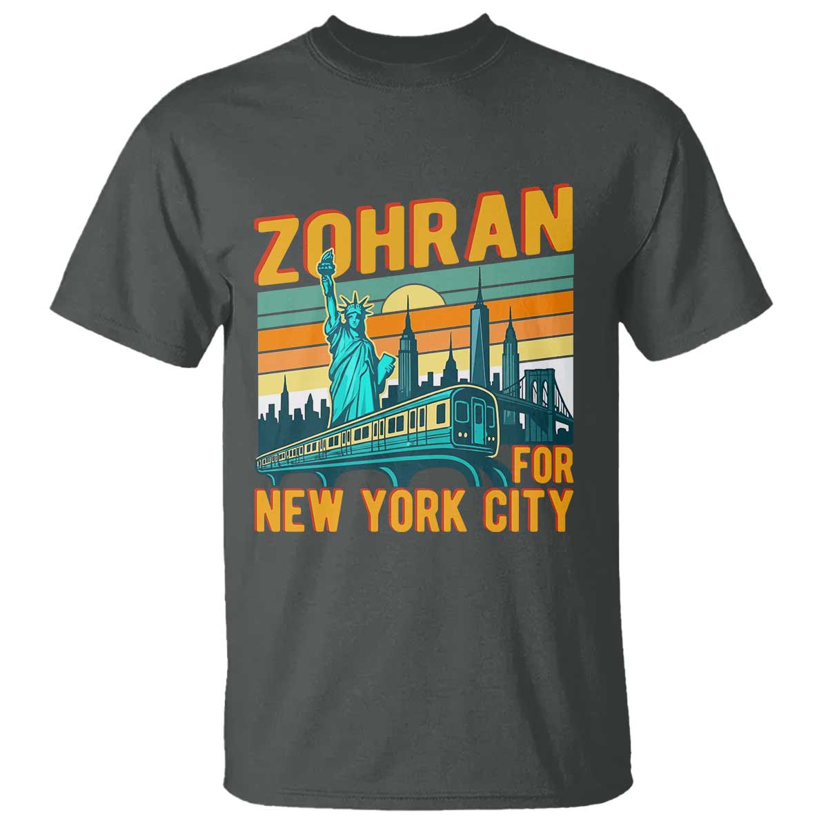 Zohran Mamdani NYC Mayor T Shirt - Wonder Print Shop