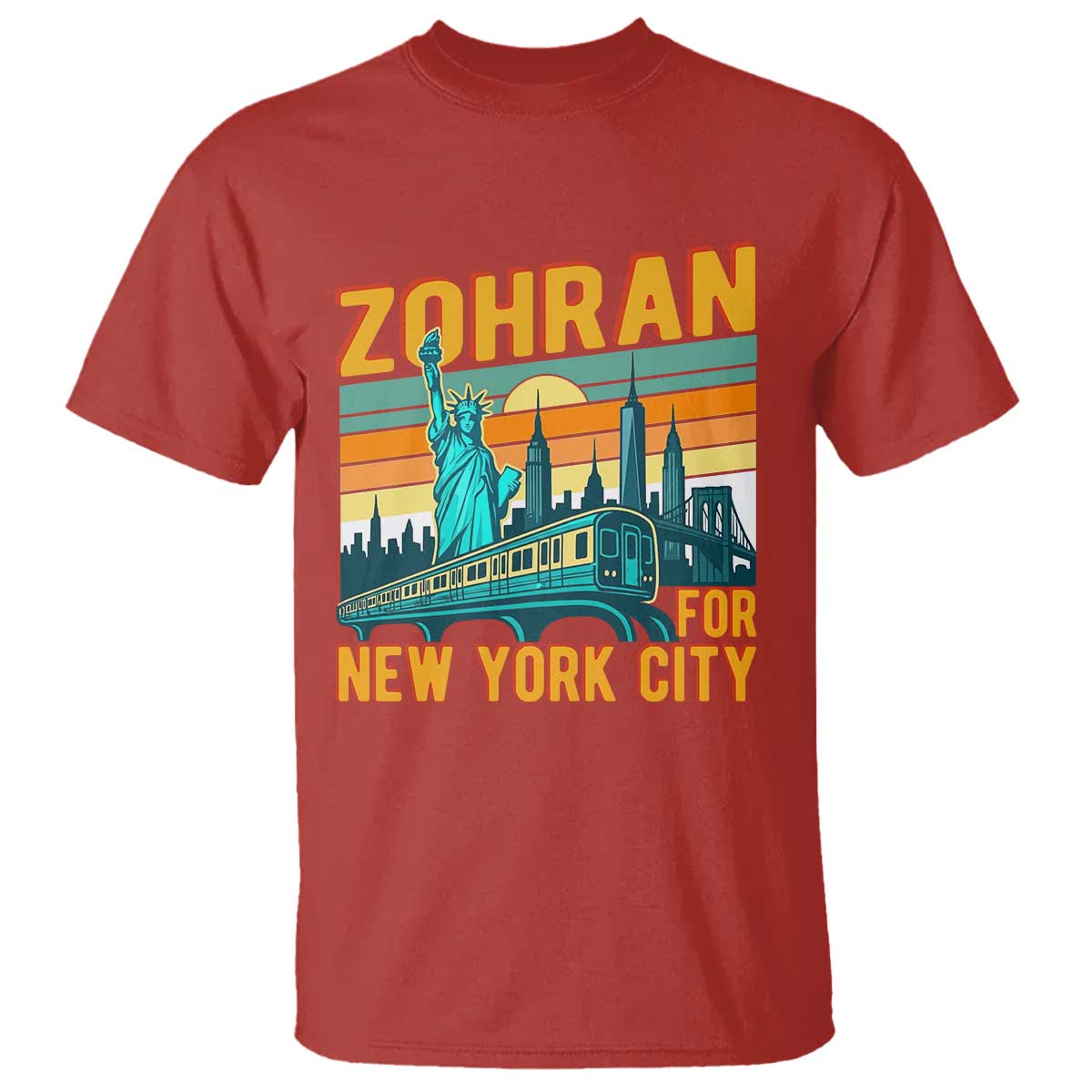 Zohran Mamdani NYC Mayor T Shirt - Wonder Print Shop